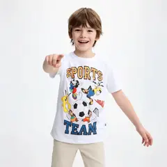 STD CHARACTERS - Polera Niño Algodón Mickey Mouse