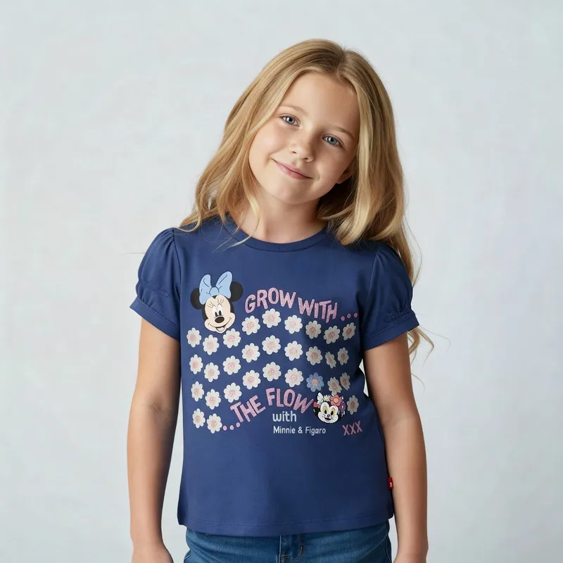 MINNIE - Polera Niña Algodón Minnie