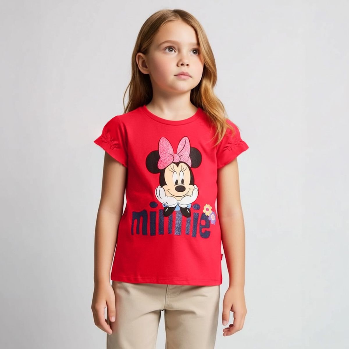 MINNIE - Polera Niña Algodón Minnie
