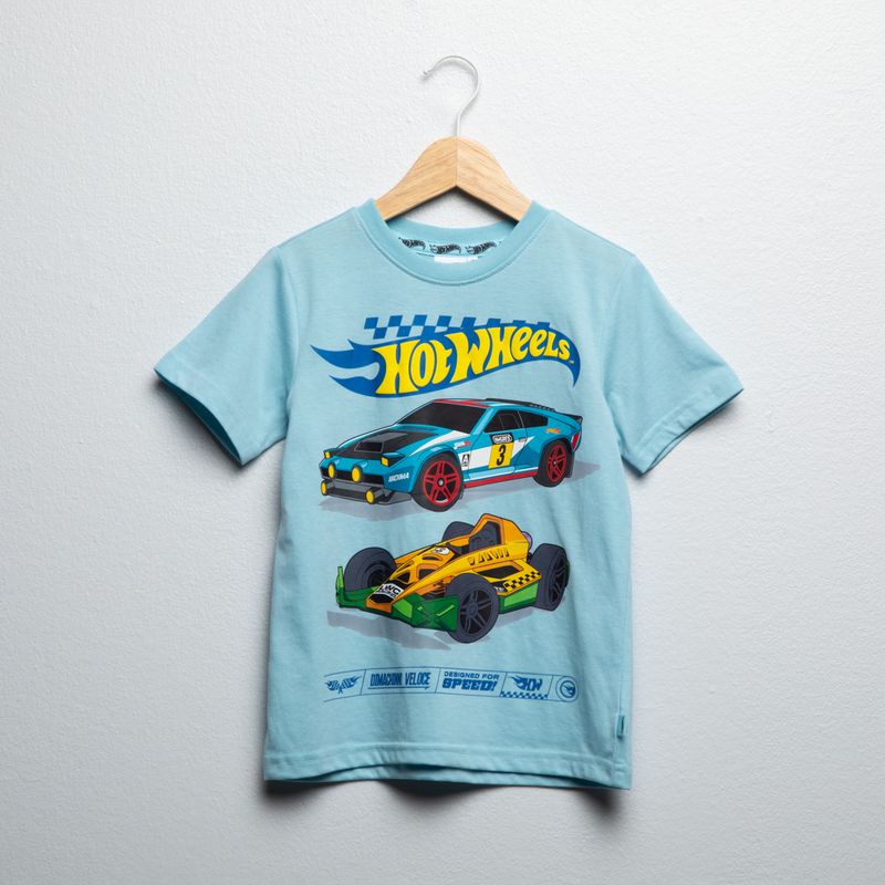 HOT WHEELS - Polera Niño Algodón Hot Wheels