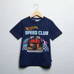 HOT WHEELS - Polera Niño Algodón