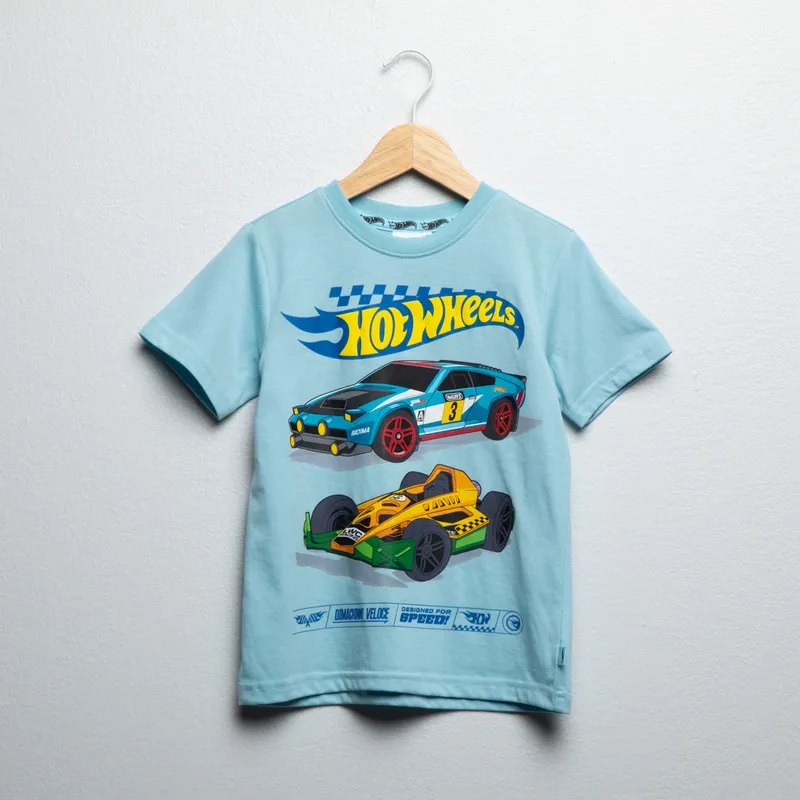 HOT WHEELS - Polera Niño Algodón Hot Wheels