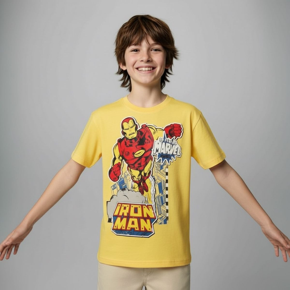 AVENGERS - Polera Niño Algodón Avengers