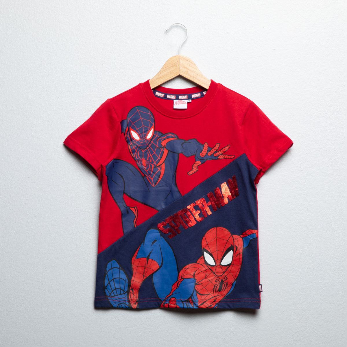 SPIDER MAN - Polera Niño Algodón Spider-Man