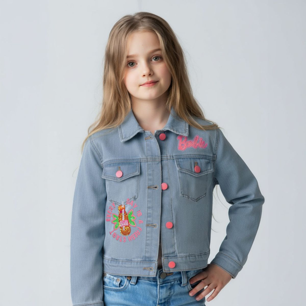 BARBIE - Chaqueta Algodón Niña Barbie