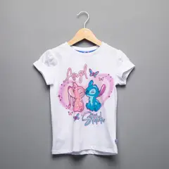 LILO & STITCH - Polera Niña Algodón Lilo Y Stitch