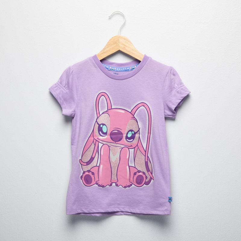 - Polera Niña Algodón Lilo Y Stitch