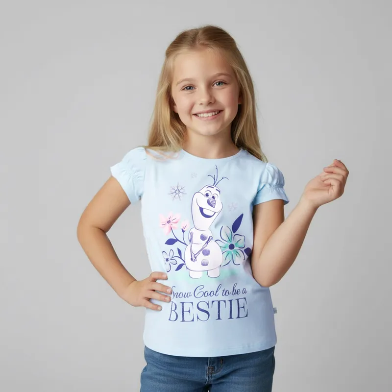 FROZEN - Polera Niña Algodón Frozen