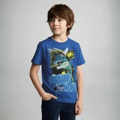 JURASSIC WORLD - Polera Niño Algodón