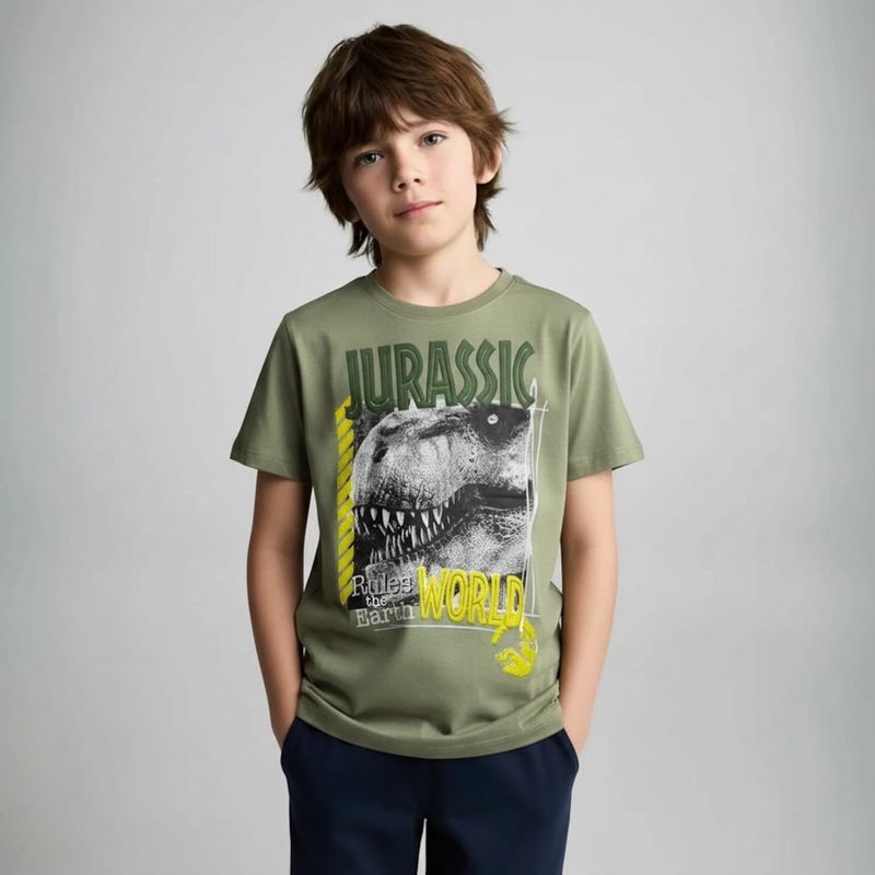 JURASSIC WORLD - Polera Niño Algodón Jurassic World