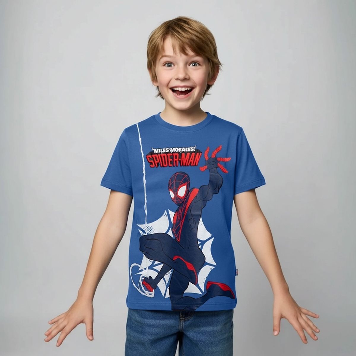 SPIDER MAN - Polera Algodón Niño Spider-Man