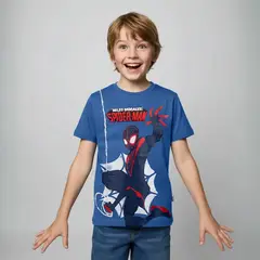 MARVEL - Polera Algodón Niño Spiderman