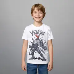 MARVEL - Polera Algodón Niño Spiderman