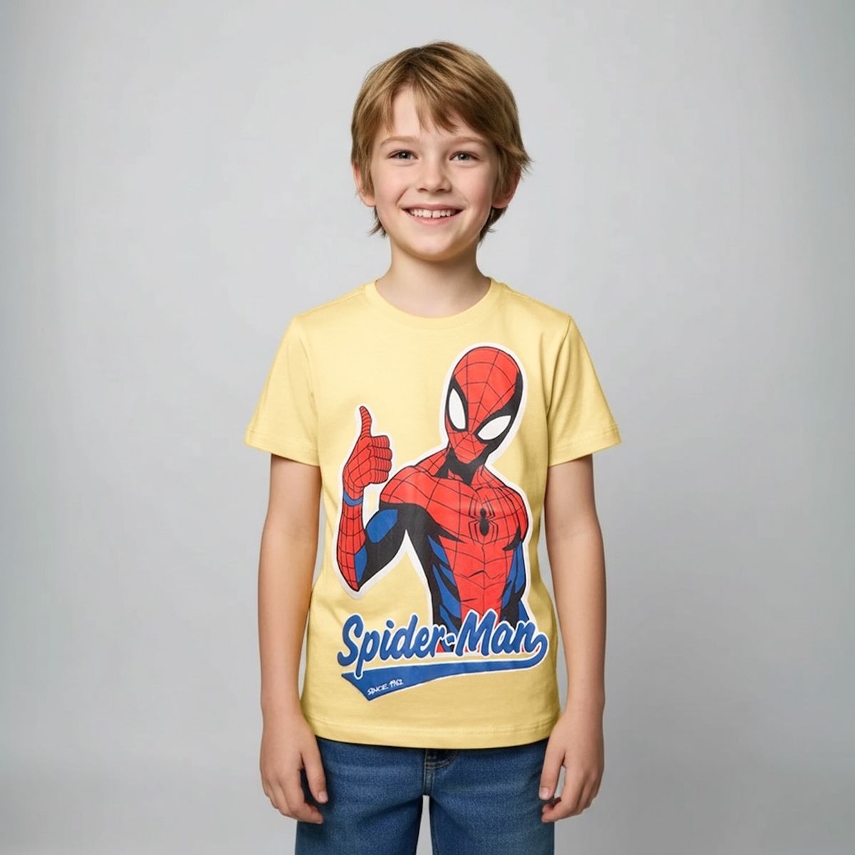 SPIDER MAN - Polera Algodón Niño Spider-Man