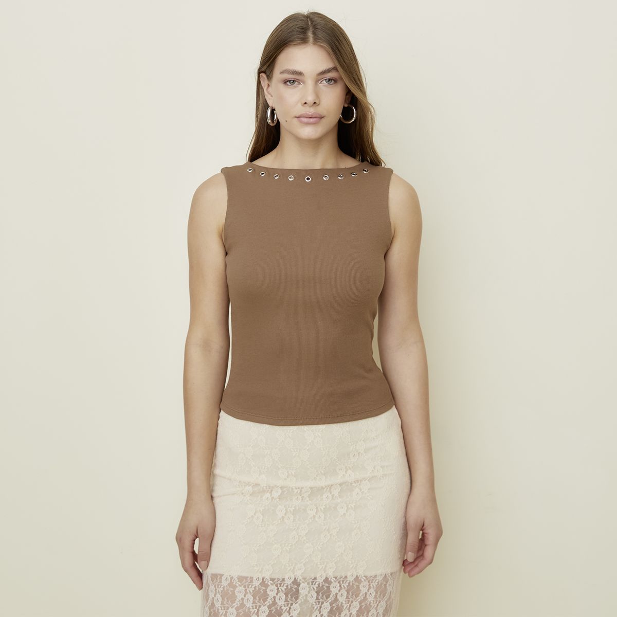 SYBILLA - Polera Algodón Mujer Sybilla