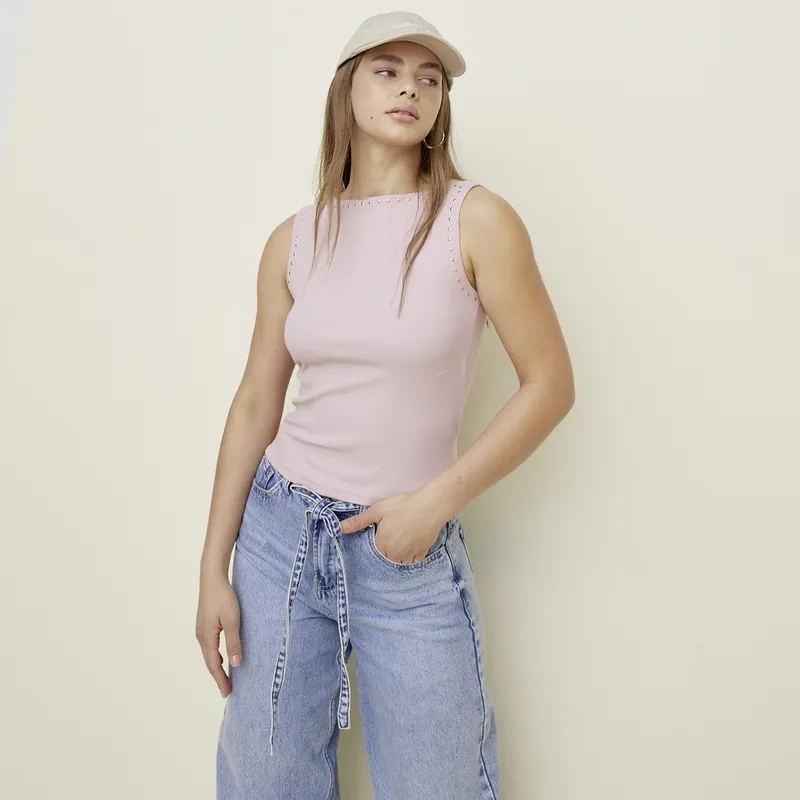 SYBILLA - Polera Algodón Mujer Sybilla
