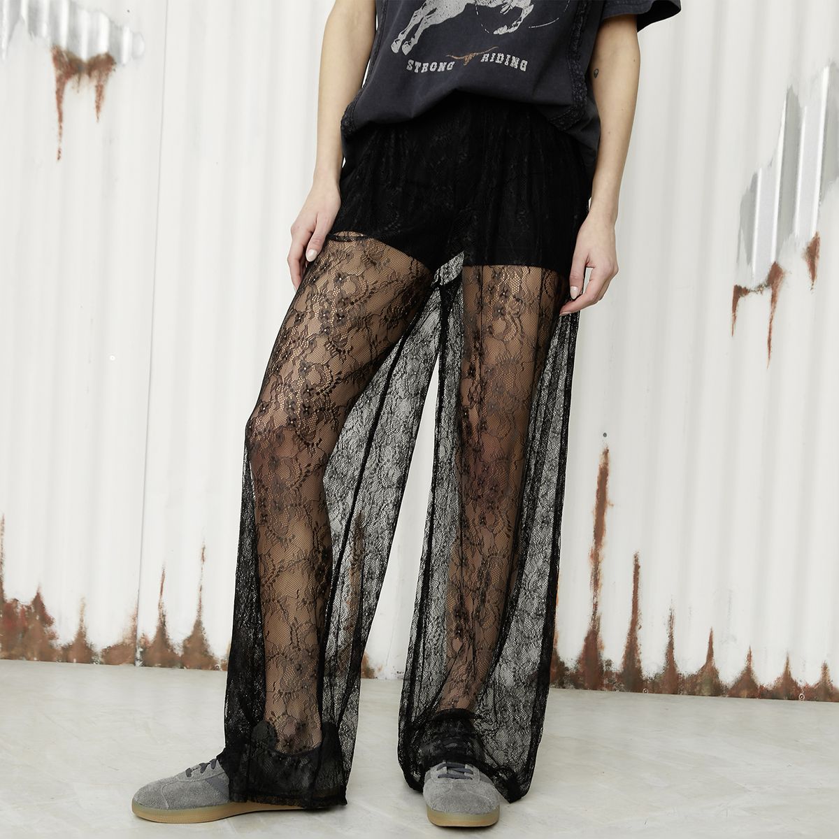 AMERICANINO - Pantalón Palazzo Mujer Americanino