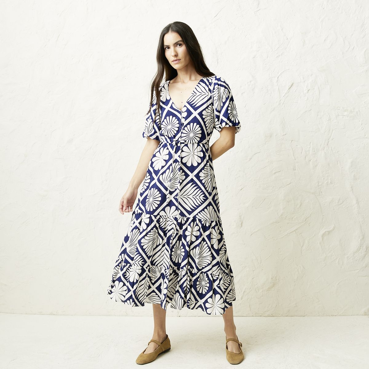 BASEMENT - Vestido Largo Mujer Basement