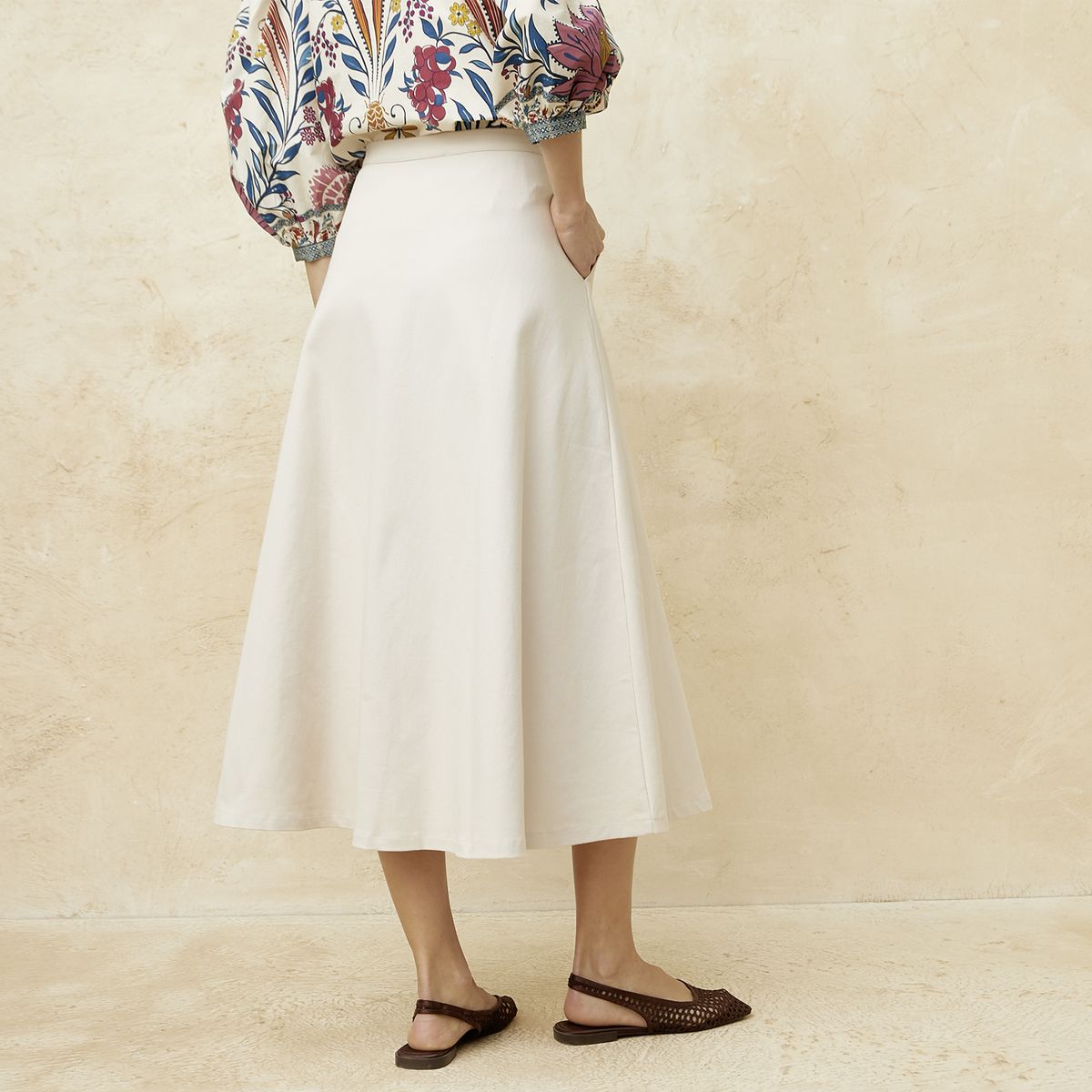 BASEMENT - Falda Midi Mujer Basement