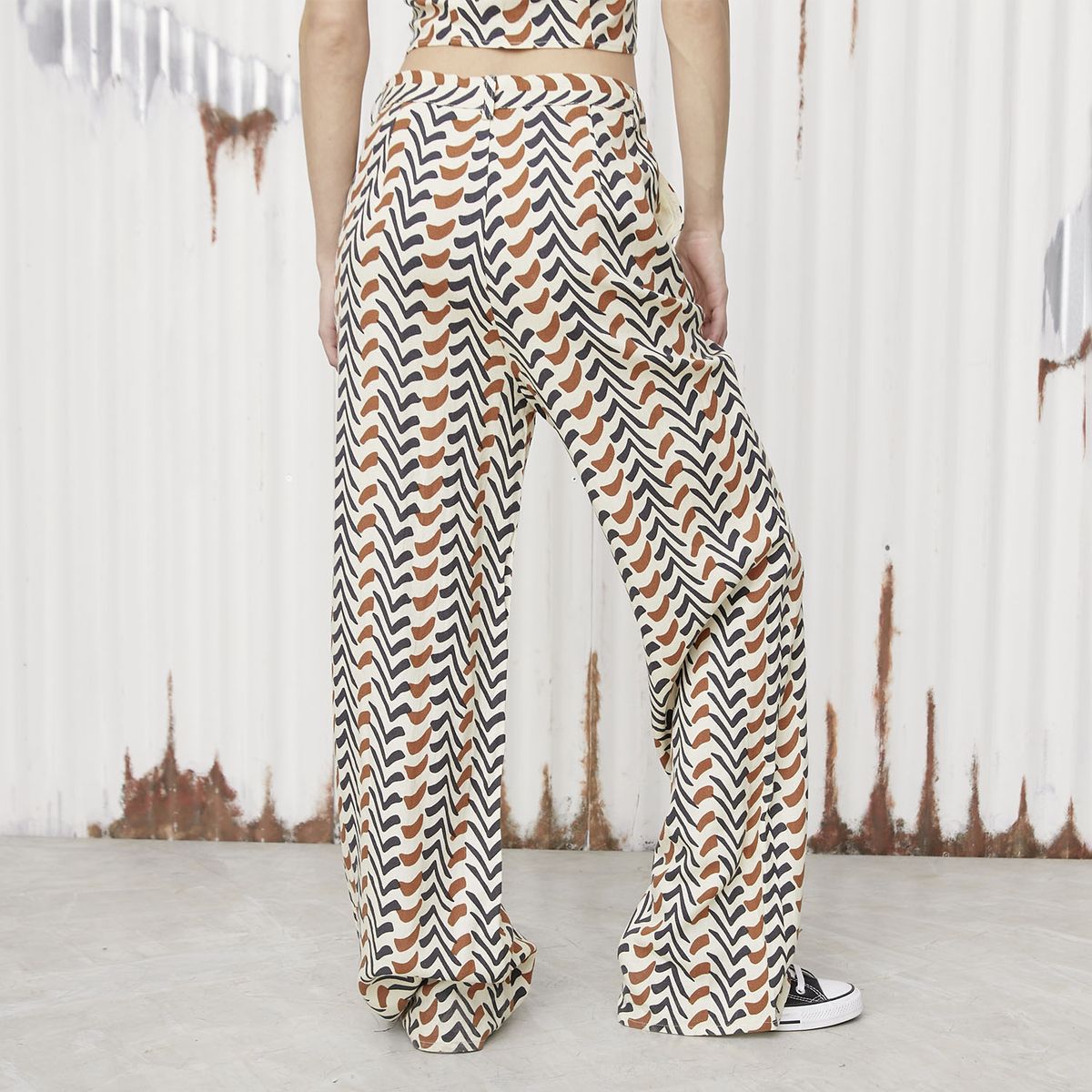 AMERICANINO - Pantalón Tiro Medio Mujer Americanino