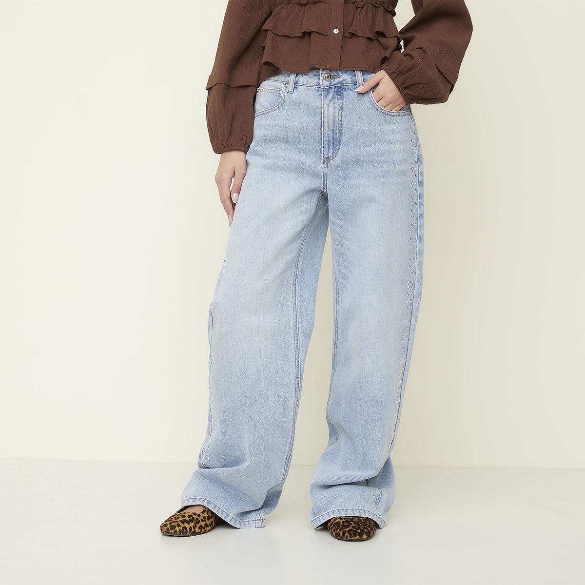 SYBILLA - Jeans Wide Leg Mujer Sybilla