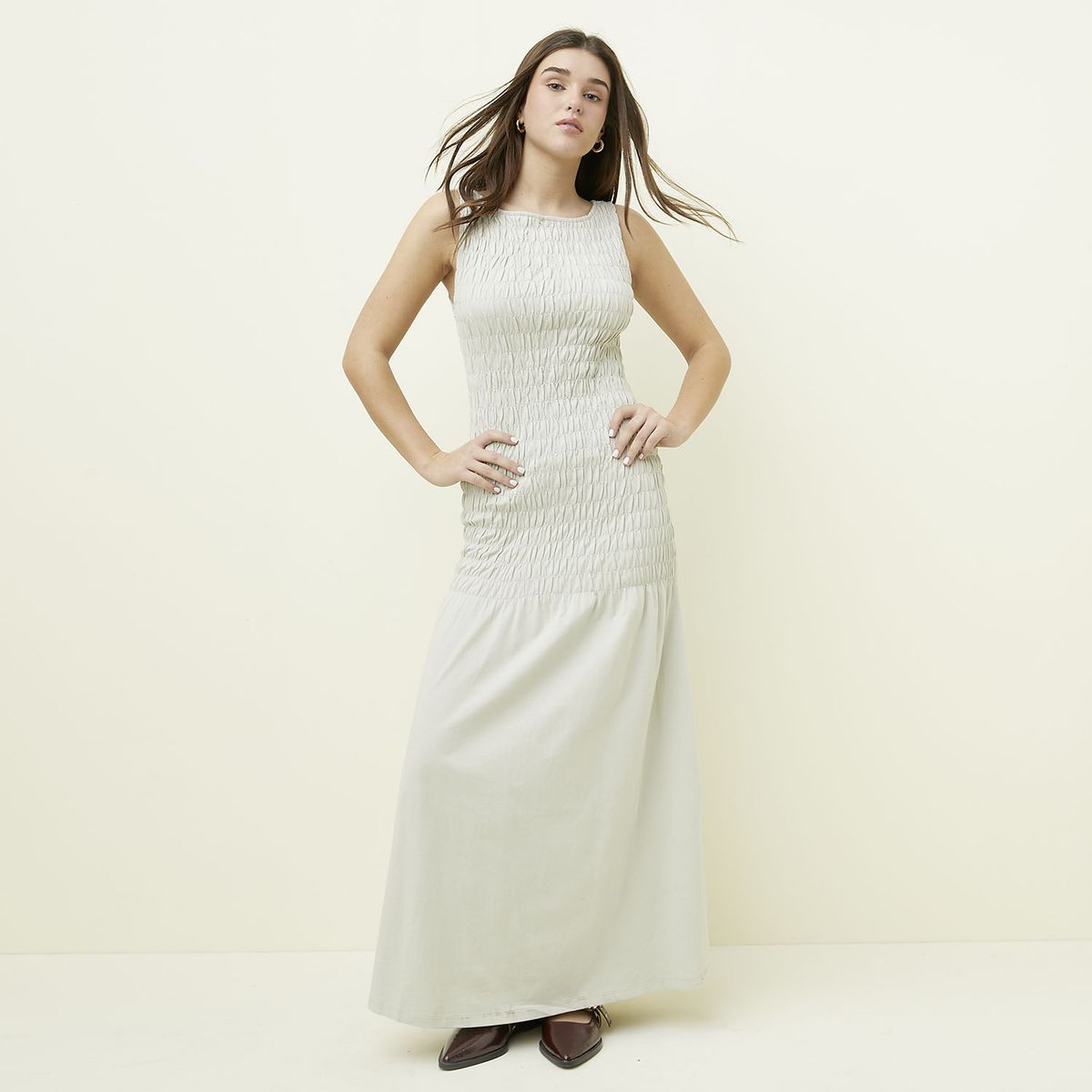 SYBILLA - Vestido Casual Maxi  Mujer Sybilla