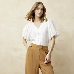 BASEMENT - Blusa Manga Corta Mujer