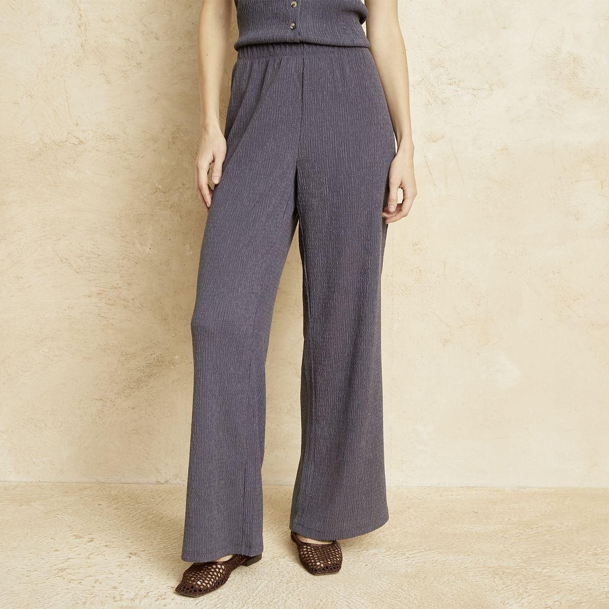 BASEMENT - Pantalón Tiro Alto Mujer Basement