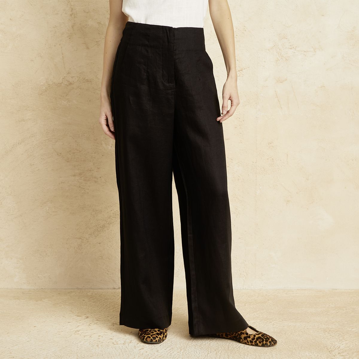 BASEMENT - Pantalón Tiro Alto Mujer Basement