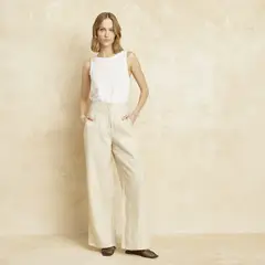 BASEMENT - Pantalón Tiro Alto Mujer