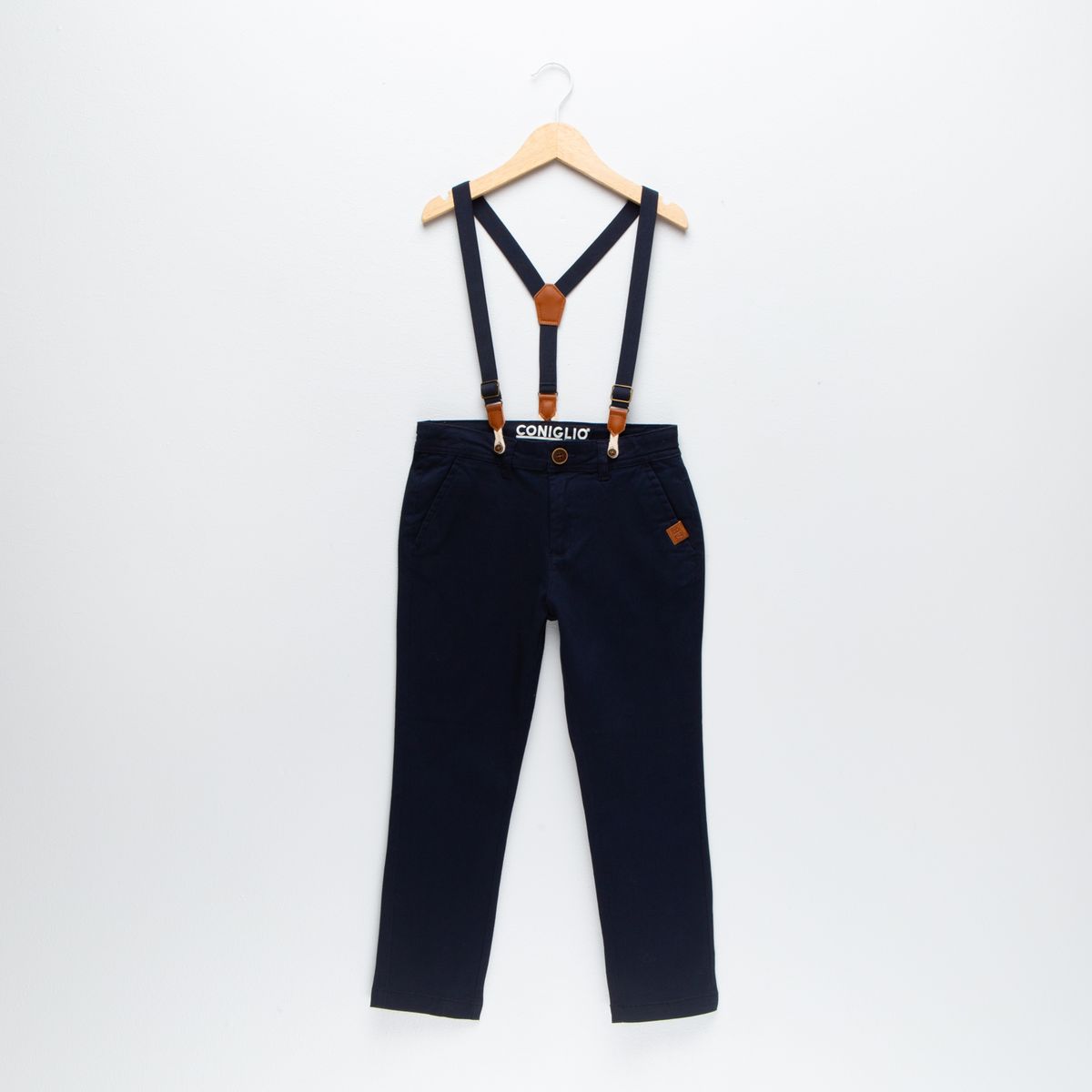 CONIGLIO - Pantalon + Suspensores Algodón Niño Coniglio