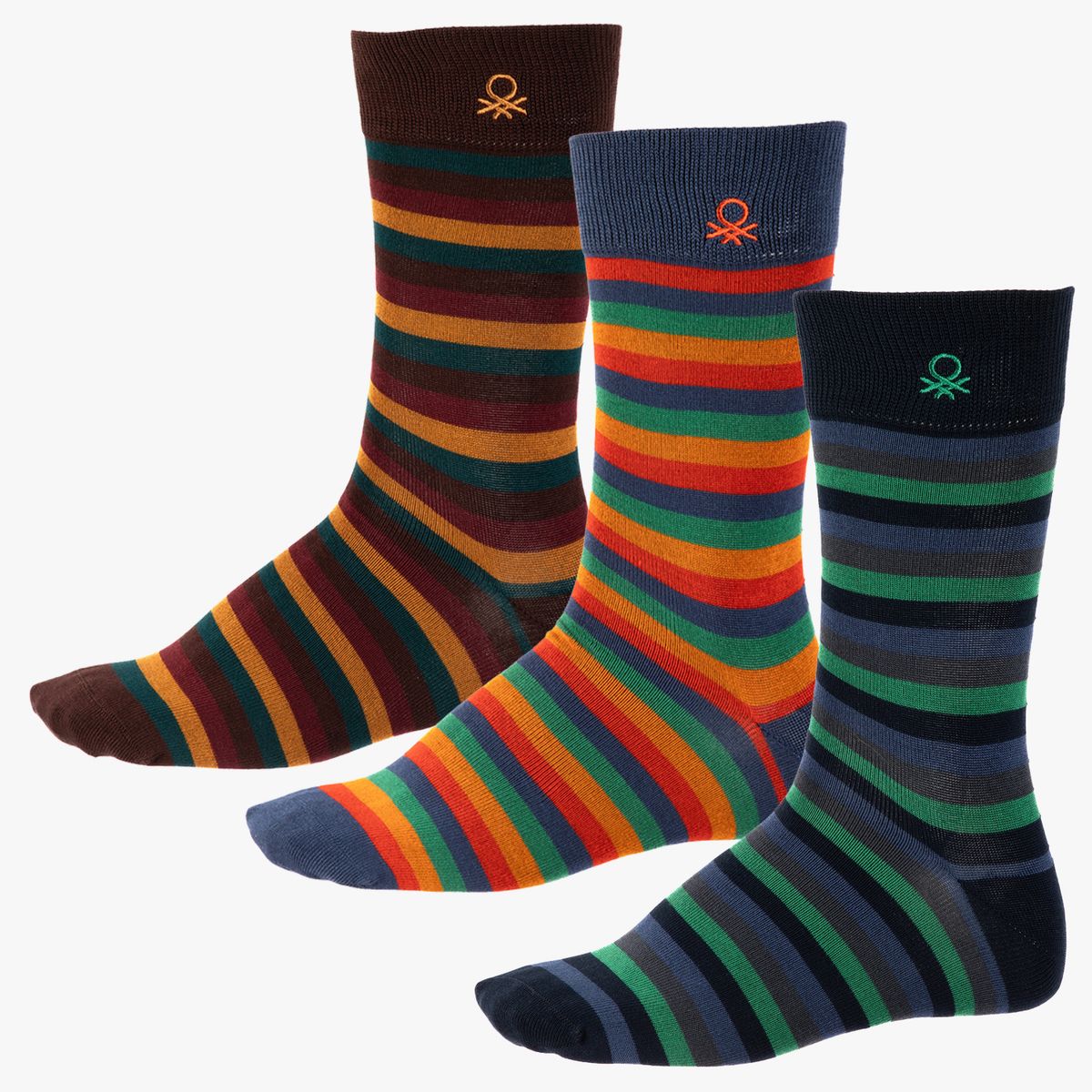 BENETTON - Pack De 3 Calcetines Sport Hombre Benetton