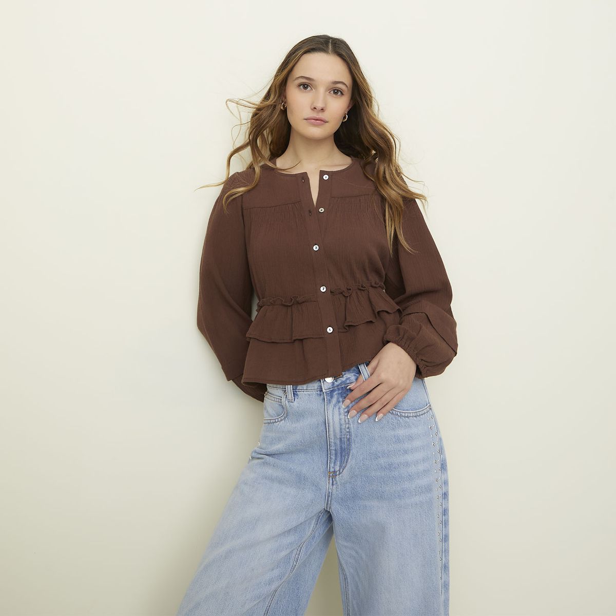 SYBILLA - Blusas Manga Larga Mujer Sybilla