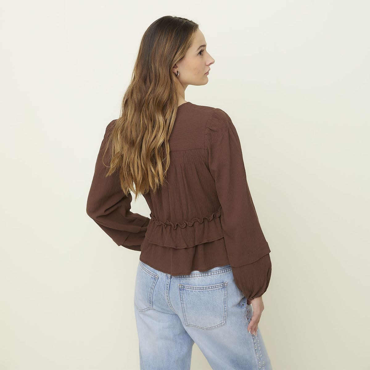 SYBILLA - Blusas Manga Larga Mujer Sybilla