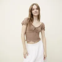 Polera Manga Corta Algodón Mujer