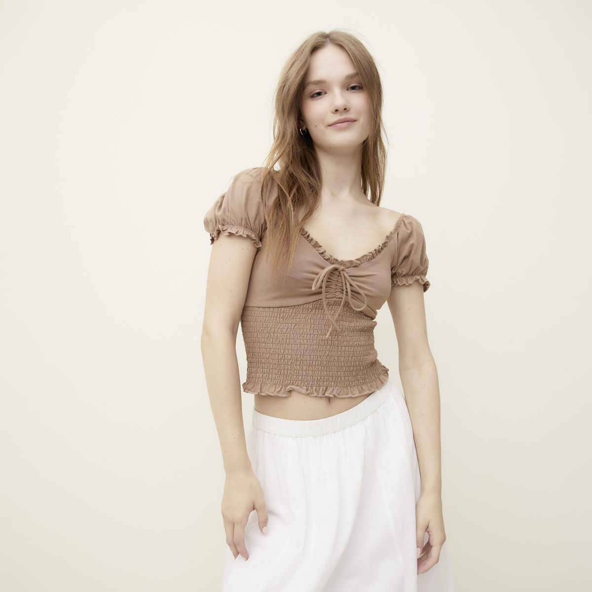 SYBILLA - Polera Manga Corta Algodón Mujer Sybilla