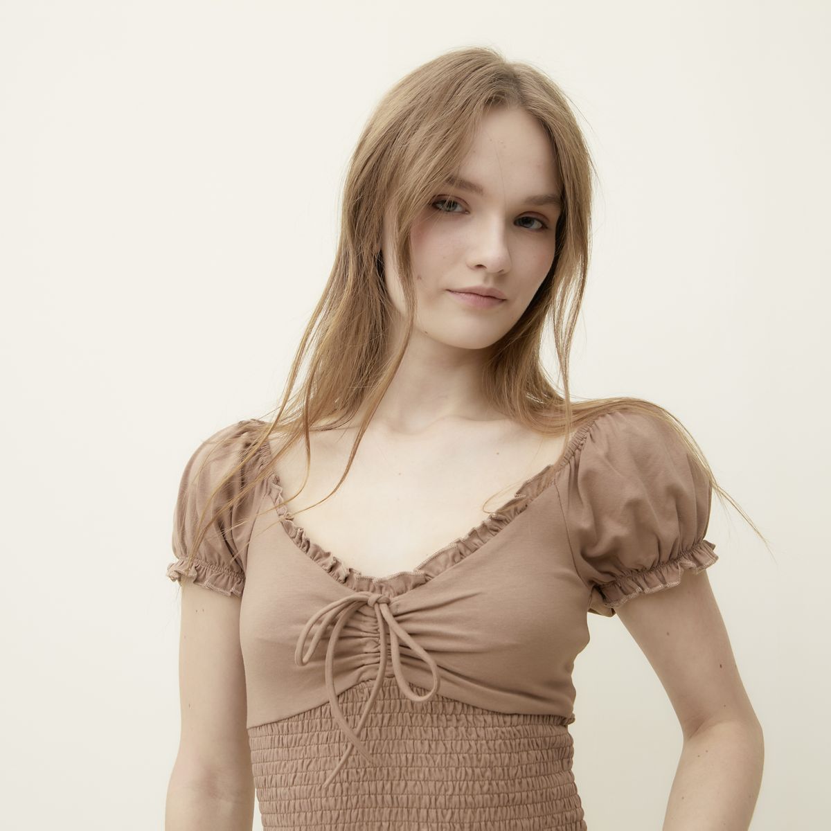 SYBILLA - Polera Manga Corta Algodón Mujer Sybilla