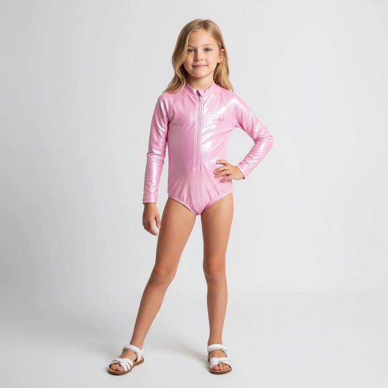 BARBIE - Traje De Baño Niña Barbie