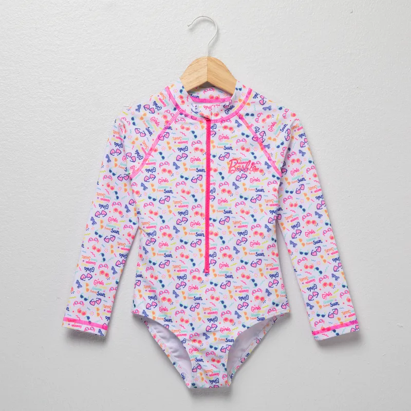 BARBIE - Traje De Baño Niña Barbie