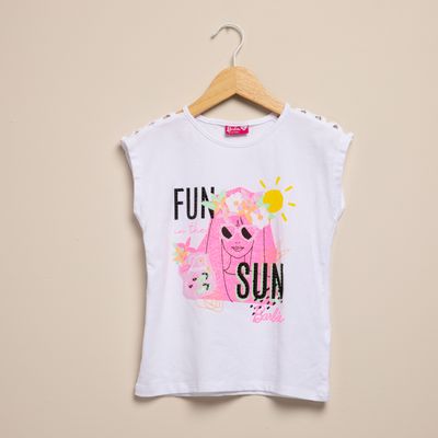 Imagen 2 del producto Polera Manga Corta Niña Algodón