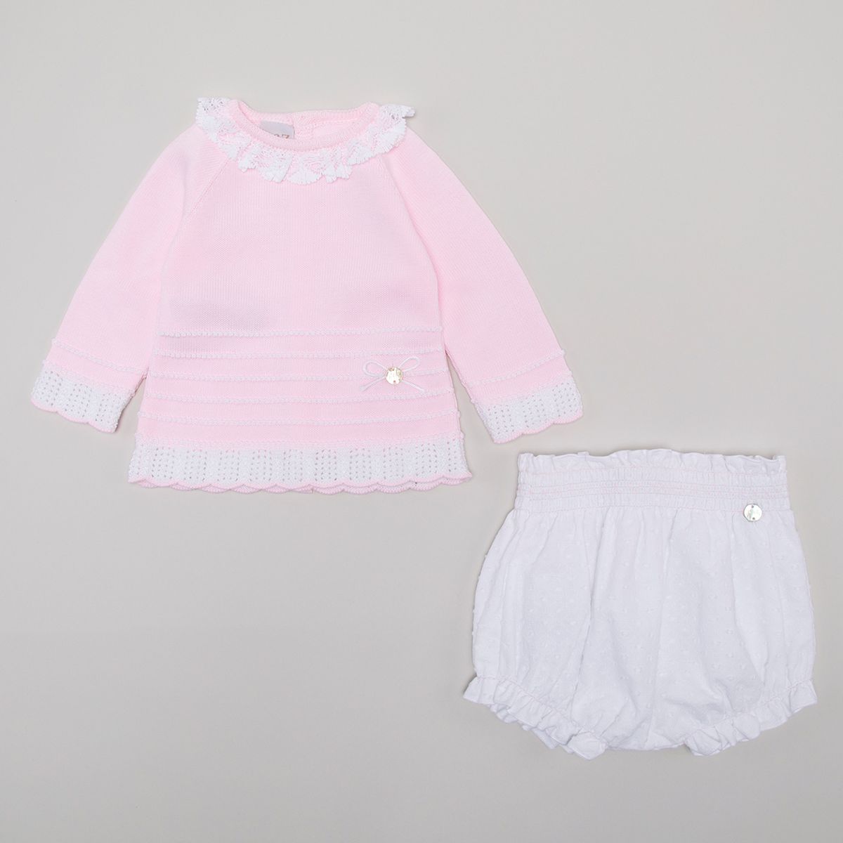 PAZ RODRIGUEZ - Conjunto Bebé Niña Algodón Paz Rodriguez