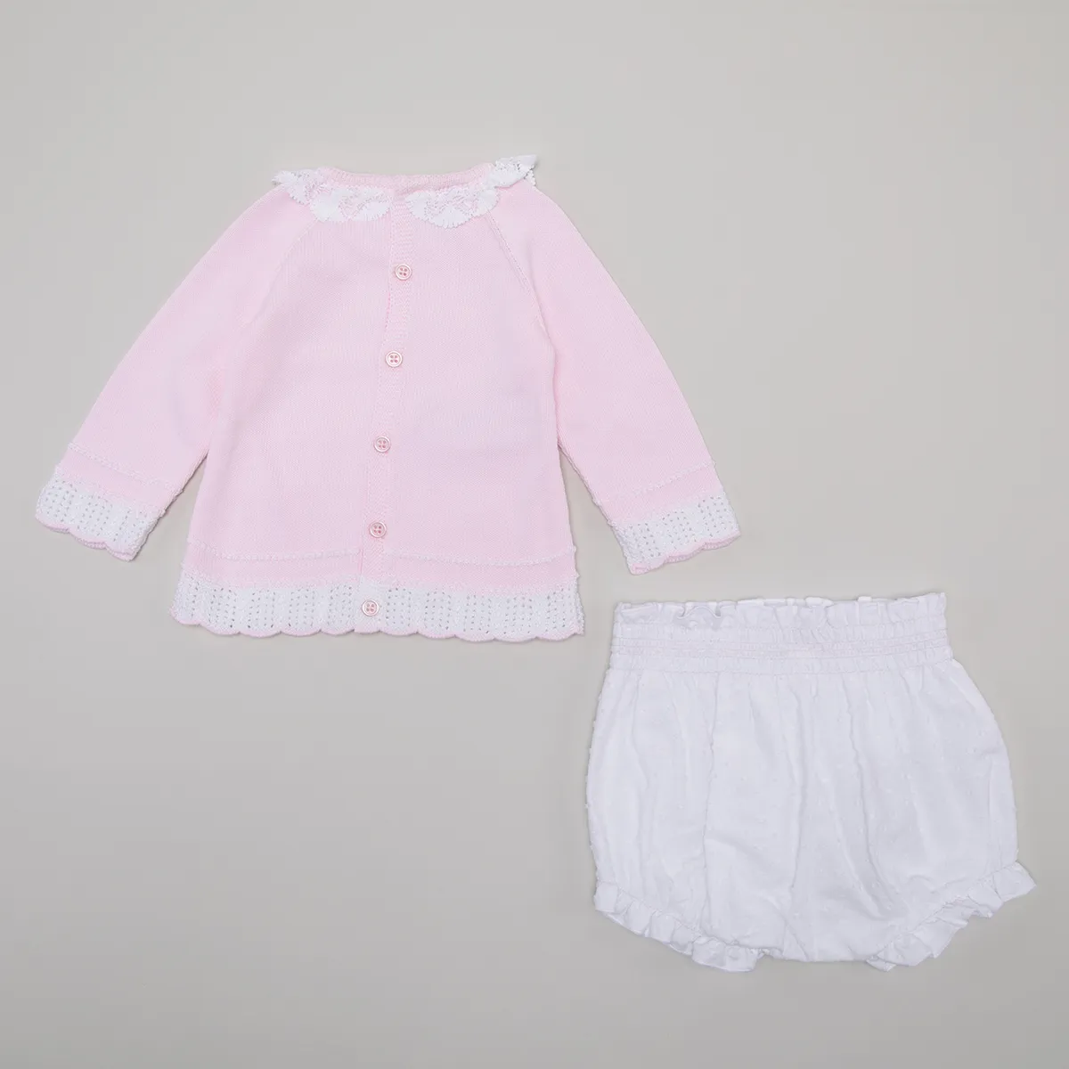 PAZ RODRIGUEZ - Conjunto Bebé Niña Algodón Paz Rodriguez