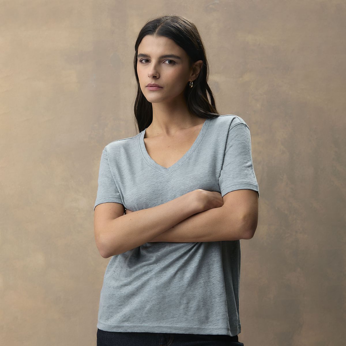 WOLF&HANK - Polera Lino Mujer Wolf&Hank