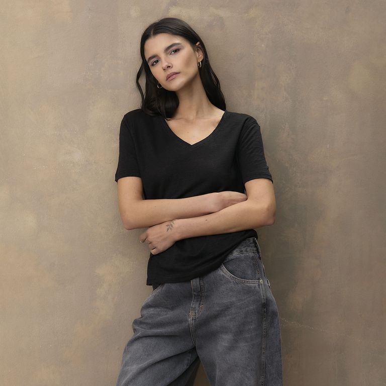 Polera Lino Mujer