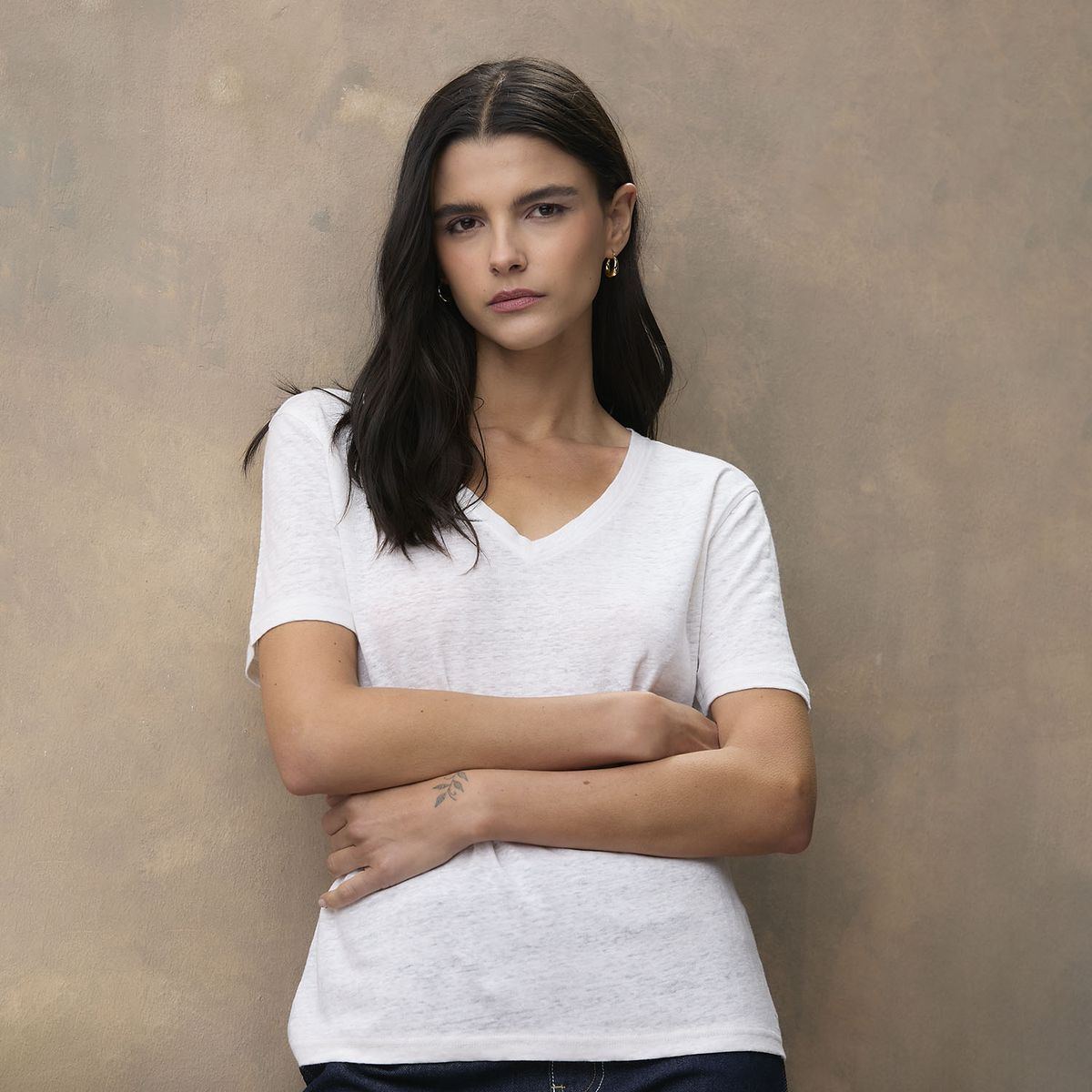 WOLF&HANK - Polera Lino Mujer Wolf&Hank