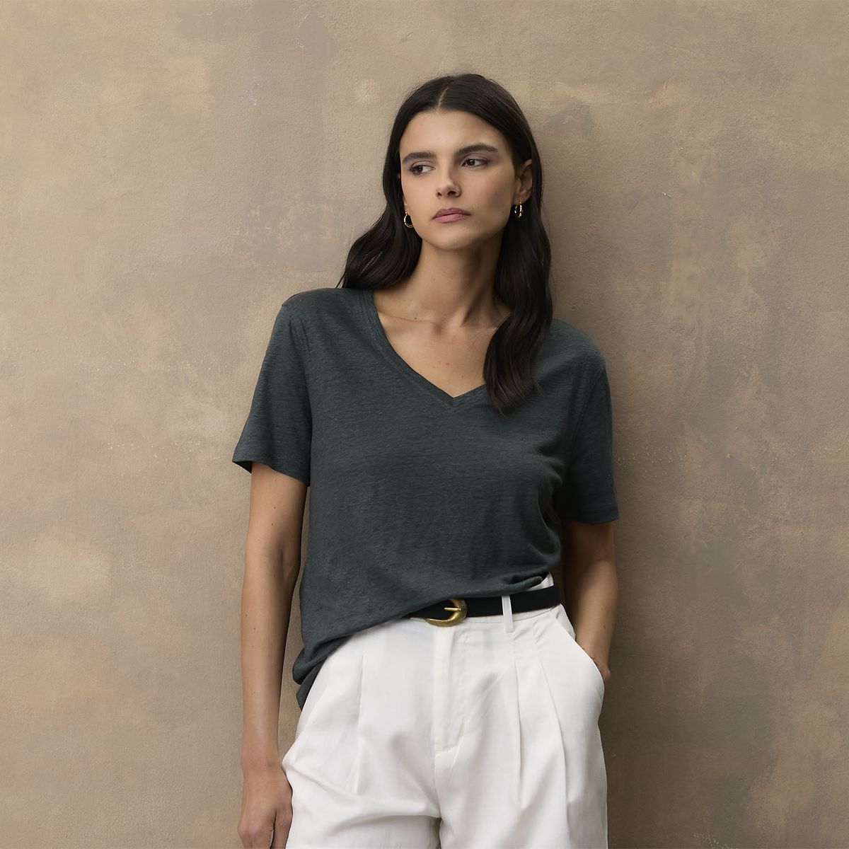 WOLF&HANK - Polera Lino Mujer Wolf&Hank