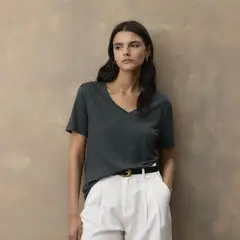 WOLF&HANK - Polera Lino Mujer