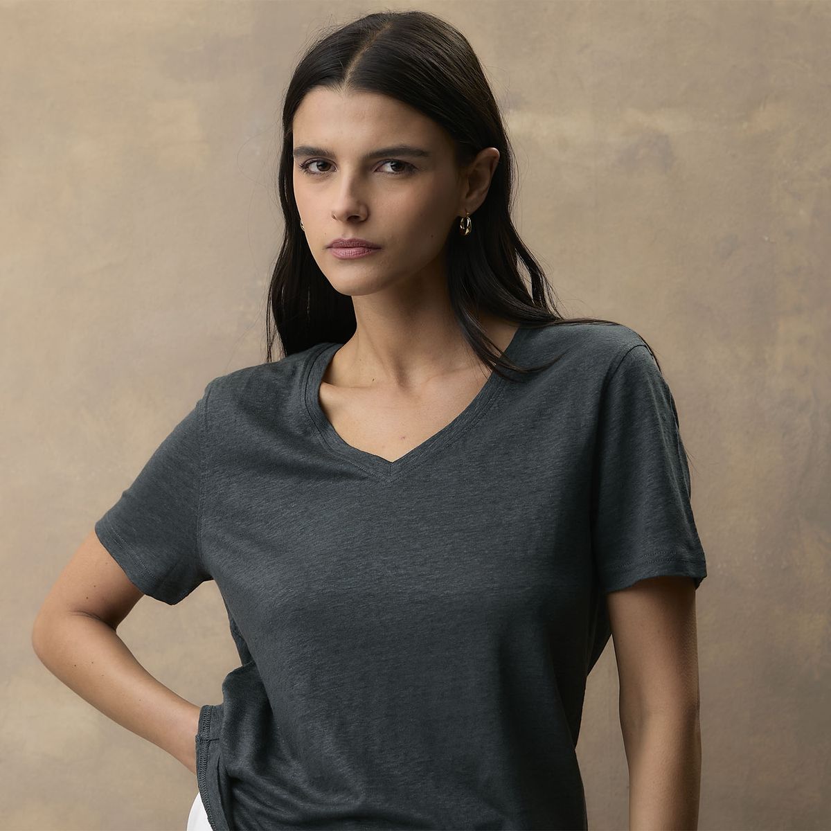 WOLF&HANK - Polera Lino Mujer Wolf&Hank