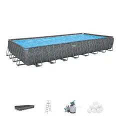 BESTWAY - Piscina Rectangular 9.56X4.88X1.32 M