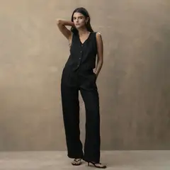 WOLF&HANK - Pantalón Wide Leg Mujer